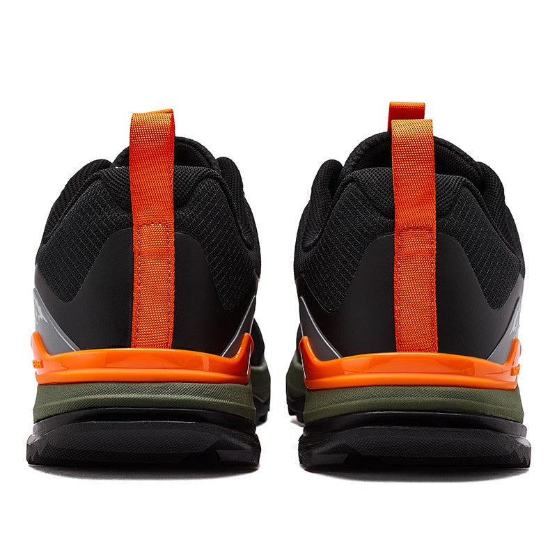 HOBIBEAR Unisex Hiking Sneakers Lace-Up Walking Shoes Outdoor Travel Artificial Leather Sneakers