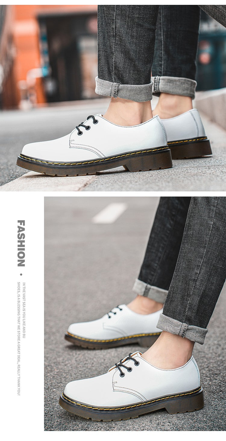 Men's genuine leather formal shoes work shoes classic business casual leather shoes fashionable women's shoes plus size shoes
