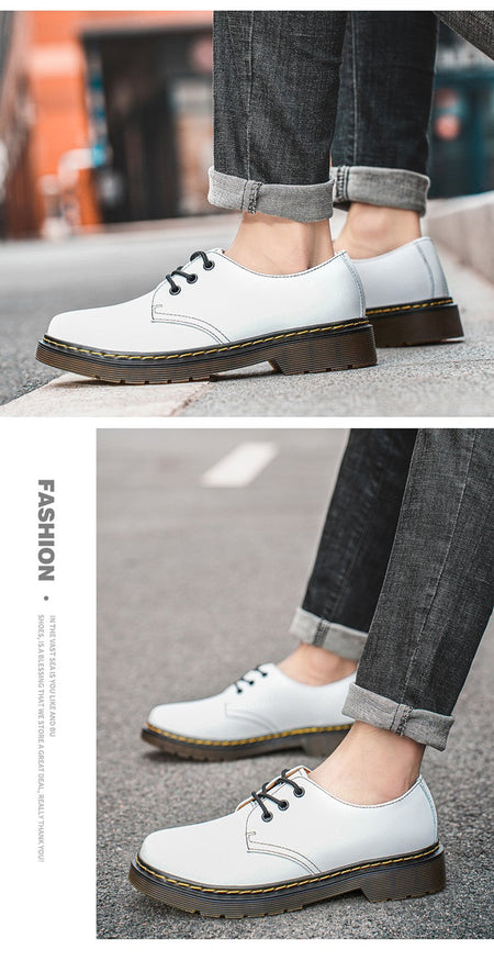 Men's genuine leather formal shoes work shoes classic business casual leather shoes fashionable women's shoes plus size shoes