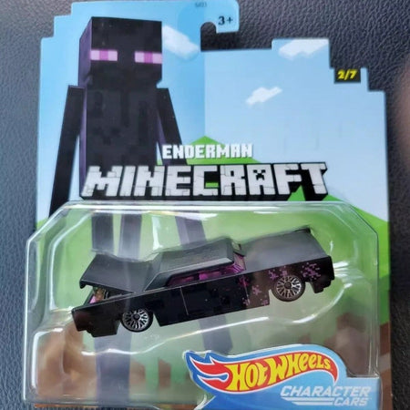 Genuine Hot Wheels Minecraft Series Model Toy Car Desktop Ornament Collectibles Holiday Gifts In Stock