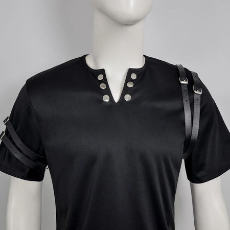 Michael Jackson cosplay Costume BAD Punk Jacket Black Slim BAD Jacket Costume T-shirt Belt Clothing Adore Stars Impersonator