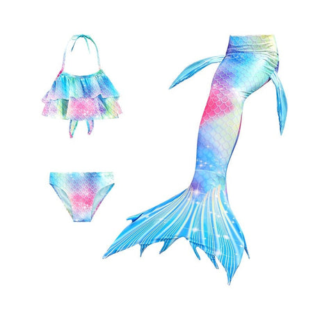 Mermaid Costume for Mermaid Tail for Swimming Can Add Monofin Fin Ariel Mermaid Costumes Cosplay BiSwimsuit set gift