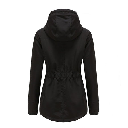 New Fashion Womens Custom Your Logo Fur Lined Parka Jacket Coat Ladies Hooded Outwear Winter Warm Overcoat