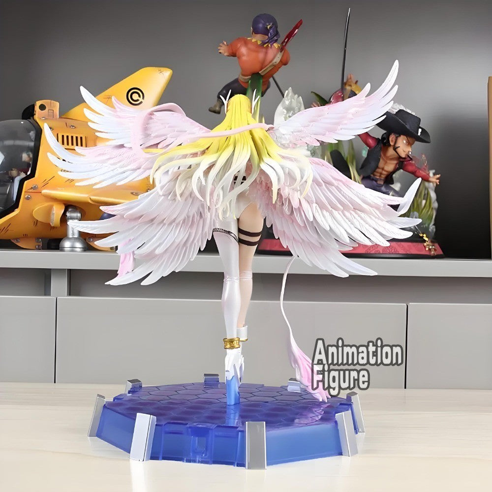 26cm/10.24in Anime Digimon Adventure Figure Angewomon Action Figures Pvc Collection Model Toys for Children Gifts