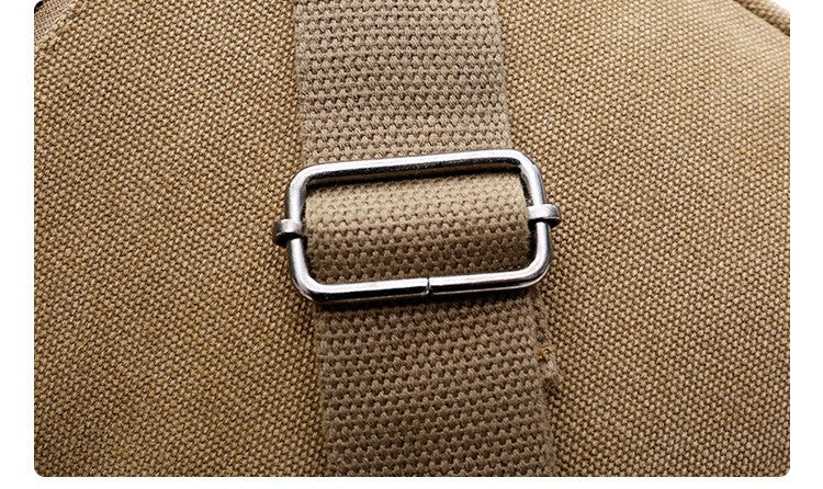 Canvas Shoulder Bag Men's New Korean Style Canvas Messenger Bag Outdoor Leisure Travel Portable Shoulder Bag Purse Handbag
