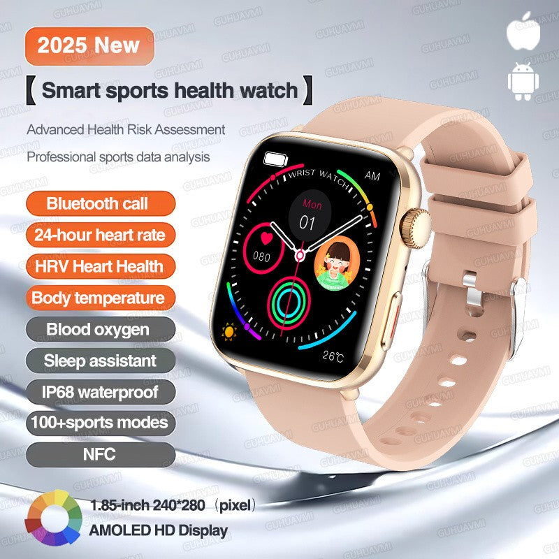 2025 New For Xiaomi Redmi Watch 5 Bluetooth Call GPS Tracking NFC Heart rate IP68 Waterproof Sport Fitness Smart bracelet Unisex
