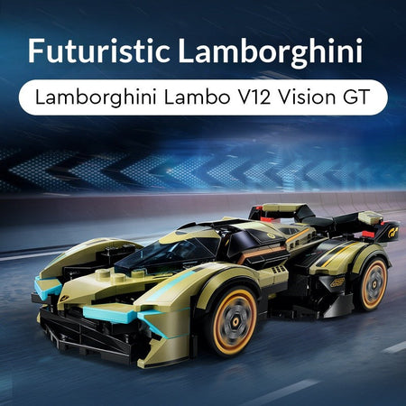 LEGO June new product Speed Champions 76923 Lamborghini V12 sports car building block toys