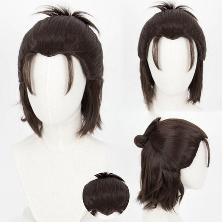 Attack on Titan Eren Yeager Cosplay Wig Synthetic Short Straight Wig Anime Coser Heat Resistant Fiber High Quality Wig Halloween