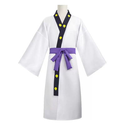 Anime Orochimaru Cosplay Costume Japanese White Long Sleeves Kimono Bathrobe Robe Belt Adult Man Woman Halloween Suit