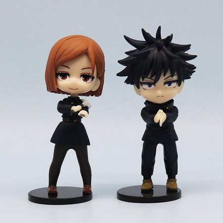 7 Pcs/Pack Q Posket Jujutsu Kaisen 9cm Figure Satoru Gojo Itadori Yuji Geto Suguru Nobara Megumi Collection Character Ornaments