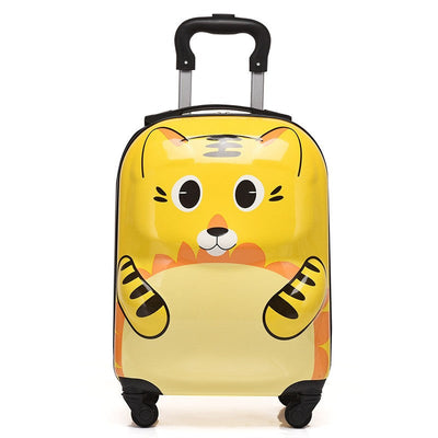 18 Inch ABS Spinner Cartoon Children's Trolley Case Wheel Suitcase Cute Animal 3D Three-dimensional Student Travel Luggage