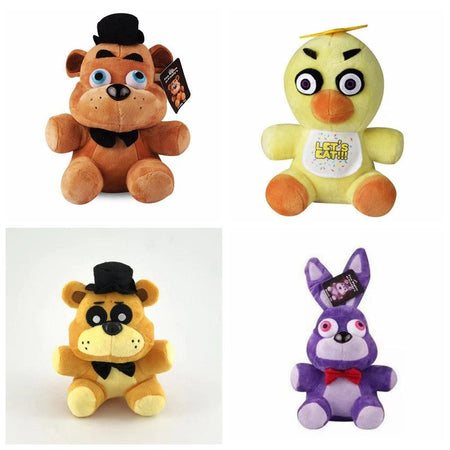 Freddy Fazbear Plush Animals Ornament Chica Molten Plush Animals Bear Rabbit Birthday Gifts Ornament Anime Supplies