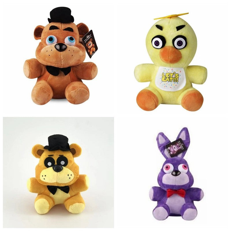 Freddy Fazbear Plush Animals Ornament Chica Molten Plush Animals Bear Rabbit Birthday Gifts Ornament Anime Supplies