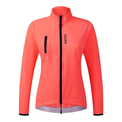 WOSAWE Women's Cycling Jacket Windbreaker Windproof Bike Vest Running Riding MTB Road Bike Tops