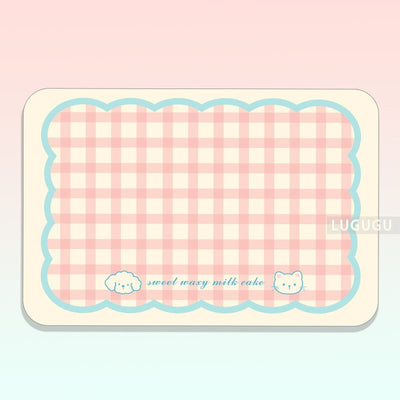 VIKAMA Cute Pet Placemats Cats And Dogs Universal Water-Absorbent Non-Slip Wash-Free Simple Pet Floor Mats Pet Supplies