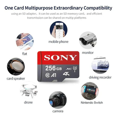Sony Memory Cards 1TB 512GB High Speed Minisd 512GB 256GB 128GB Class 10 Mini Sd Card Cartao De Memoria TF Card for Smartphone