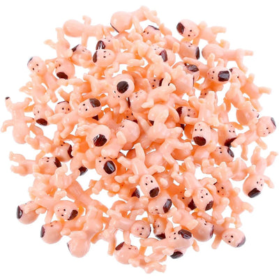 150/100/60/30Pcs Mini Plastic Babies Doll for Baby Shower Ice Cube Game Mini Baby Gender Reveal Baby shower Party Favors Decor