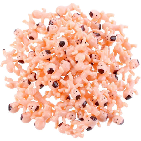 150/100/60/30Pcs Mini Plastic Babies Doll for Baby Shower Ice Cube Game Mini Baby Gender Reveal Baby shower Party Favors Decor