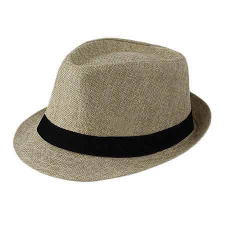 10/24 Pack 1920s Fedora Hats for Men Short Brim Sun Panama Hats Classic Pork Pie Hats Summer Hat for Women Party Wedding Costume
