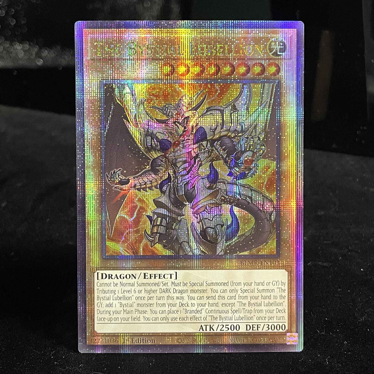YuGiOh!! QCSCR FOIL Card BLMR Series DARK ARMED DRAGON/I:P MASQUERENA/SUPER POLYMERIZATION/WELCOME LABRYNTH YGO TCG 1st Edition