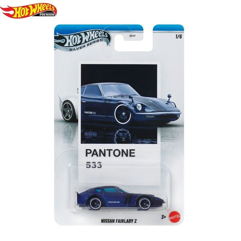 Genuine Hot Wheels Silver Series Pantone Artsy Set Porsche/Camaro/Kombi/Mustang/Nissan 1:64 Diecast Vehicle Alloy Car Model Gift