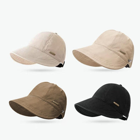 Summer Ladies Wide Brim Fisherman Hat Girls Foldable Portable Sun Hat Ladies Simple Adjustable Sun Protection Outdoor Hat