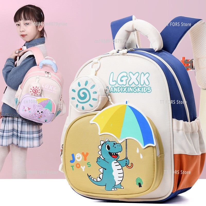 New Kids Dinosaur Backpack Kindergarten Casual Cute Fashion Boys Girls Backpack Holiday Birthday Gift Suitable for Preschool