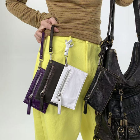 Y2K vintage matching small change bag, spicy girl street personality big bag, strap small card bag