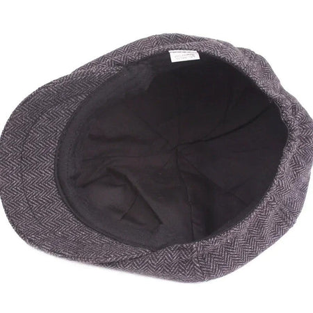 2025 New Classic Hat for Men Caps Vintage Retro Tweed Peaky Blinders Beret Hat Flat Peaked Cap Street Hats for Women Men