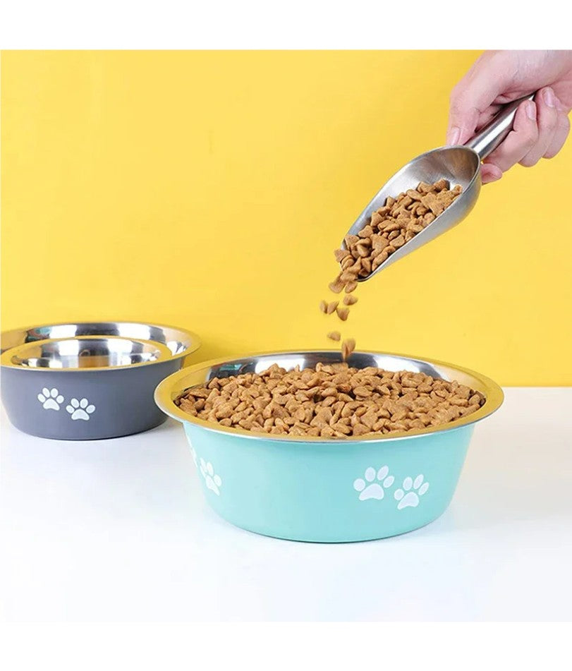 Cute Dog Bowls for Medium Large Dogs Feeding Bowls Water Bowls Stainless Steel Small Dog Food Bowl Elevated Raised Pet Feeders