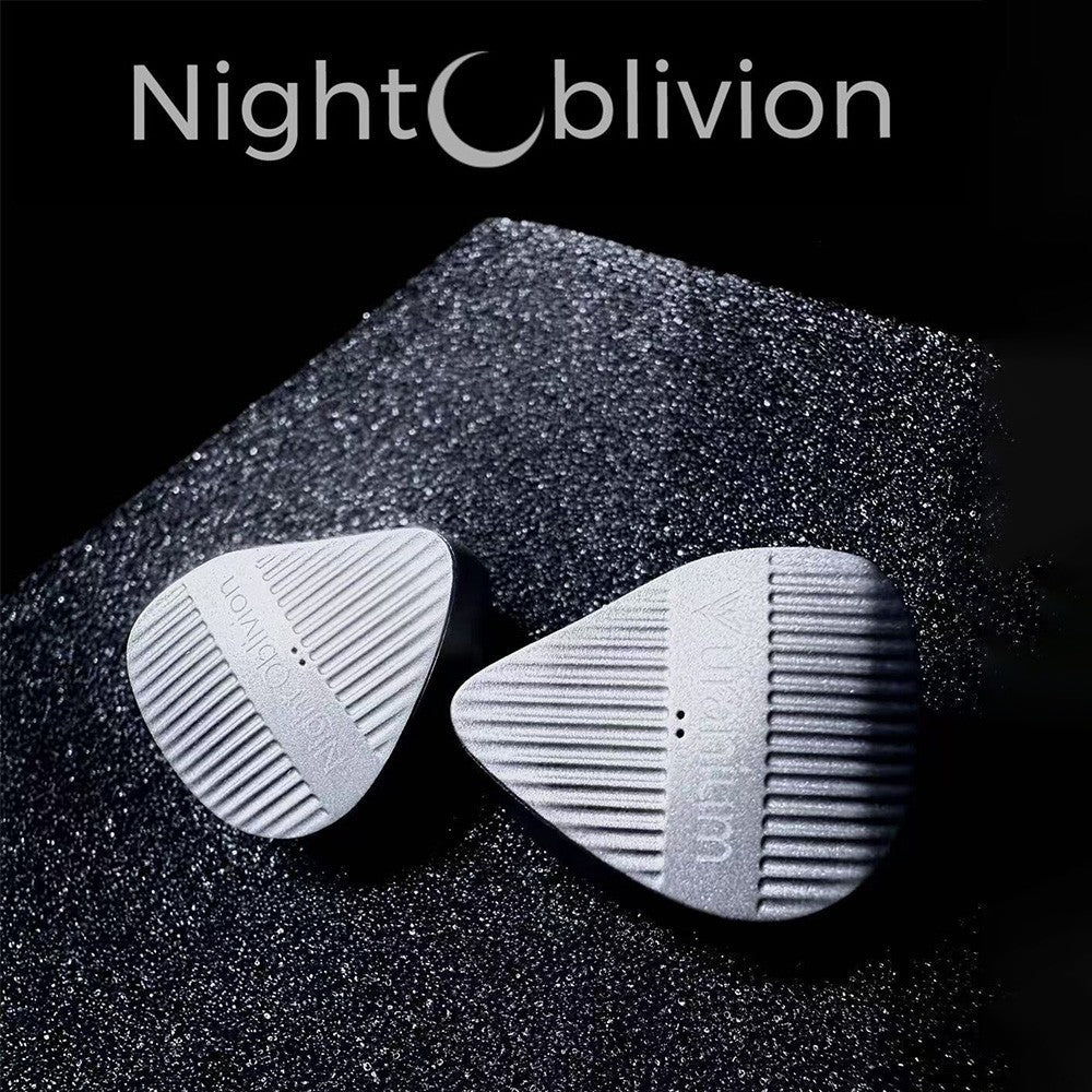 Night Oblivion Uranium 20 Balanced Armature Titanium Hi-Fi Audiophile-Grade Metal IEM In-ear Earphone with Switches