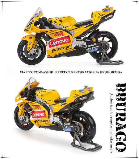 Maisto 1:18 NEW 2023 Ducati Lenovo Team  #1 Bagnaia Champion Moto GP Racing casting alloy motorcycle Model collection gift toy