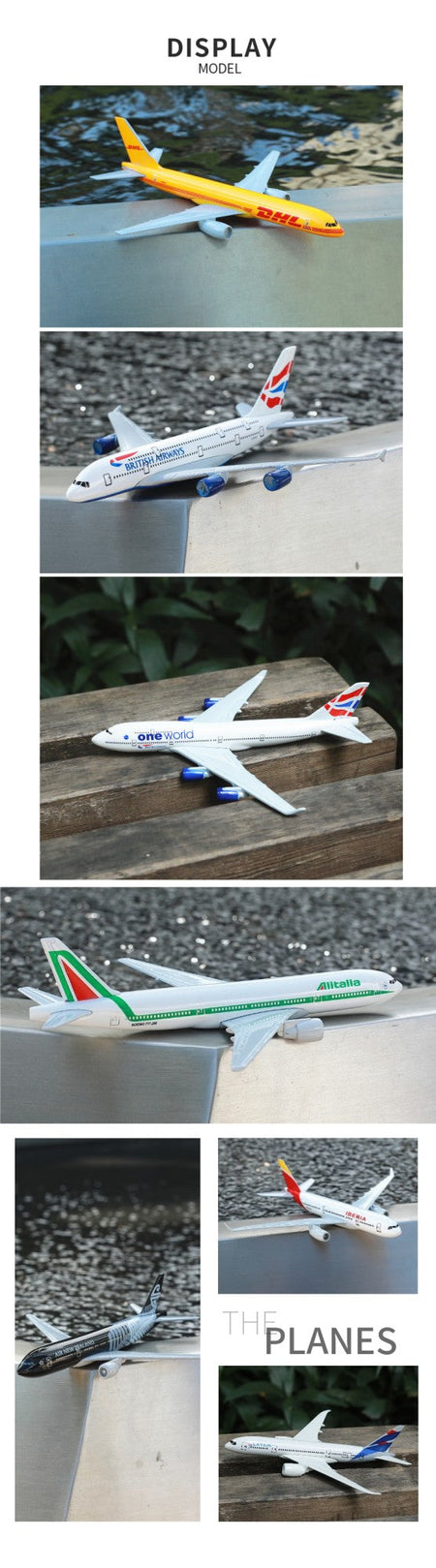 Scale 1:400 Metal Aircraft Replica DHL Boeing 757 Airplane Diecast Model Plane Aeroplane Home Office Miniature Toys for Children