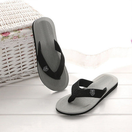 Casual Flip Flops For Men Slippers Beach Sandals Summer Non-Slip Flat Slides Men Slippers Indoor House Shoes Man Male Slipper