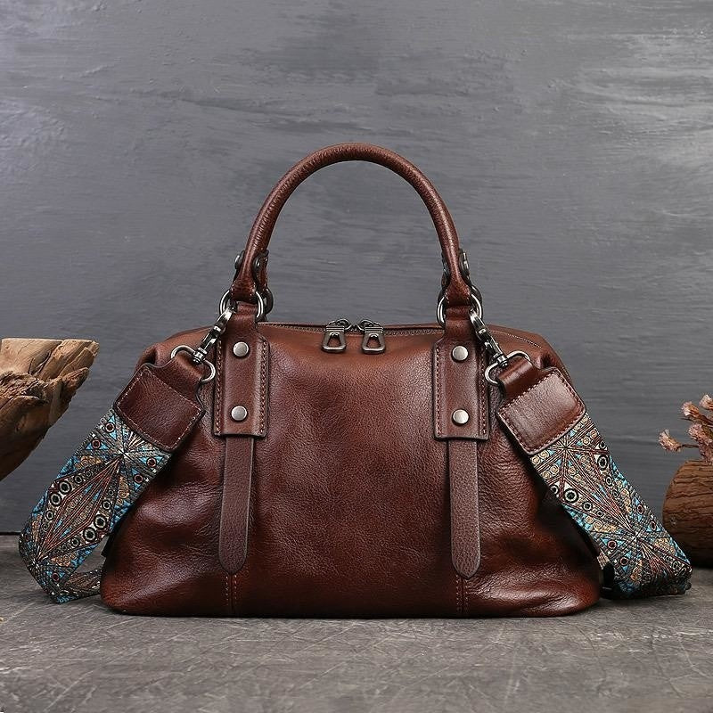 MOTAORA 2025 New Genuine Leather Satchel Tote Bag Top Handle Handbag Designer Shoulder Bag Large Capacity Cross Body Bag Vintage