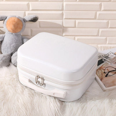 14 Inches Mini Women Carry On Suitcase Short Trip Travel Luggage Make Up Travel Bags