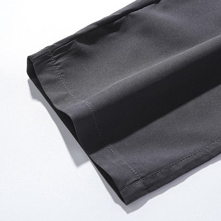 Breathable Men's Casual Pants Quick Dry Straight Elastic Waist Jogger Sweatpants Korean Classic Sport Trousers Plus Size 4XL 5XL