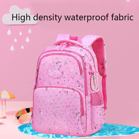 Orthopedic Primary Kid Backpack School Bags for Girls Fruit Flower Color Grades 1-3-6 Children's Backpack Teen Rucksack Mochila