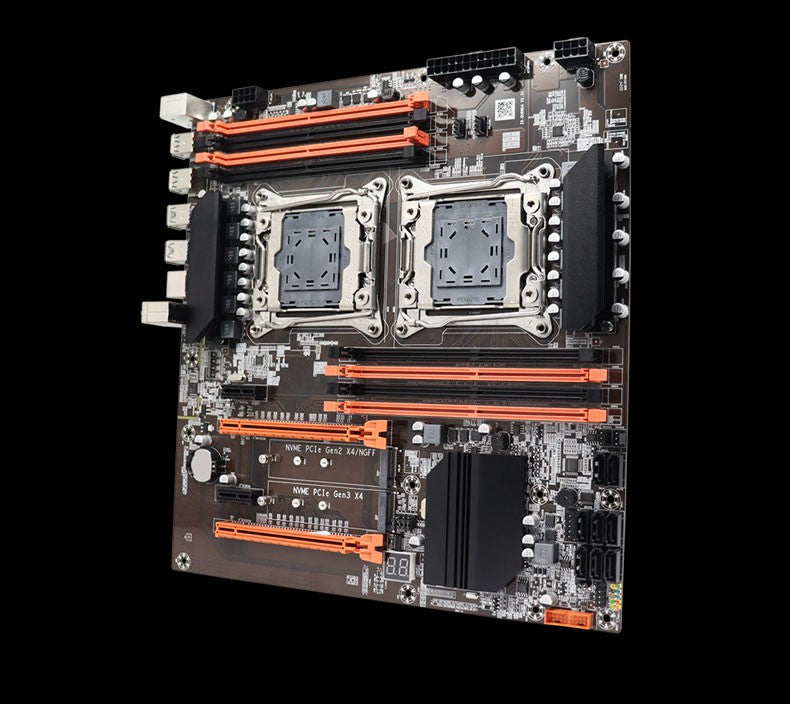 X99 Motherboard Dual CPU M.2 LGA 2011 V3 E-ATX USB3.0 SATA3 8 DIMM DDR4 Support Xeon processor slot 2011-3