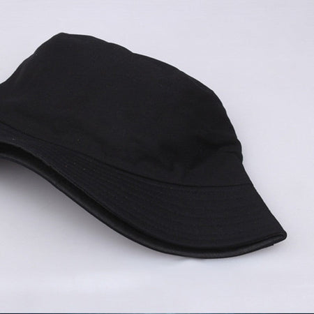 N Letter Cotton Bucket Hat for Men Women Adjustable Simple Style Fishing Cap Soft Sun Protection Outdoor Casual Daily Hat Gift