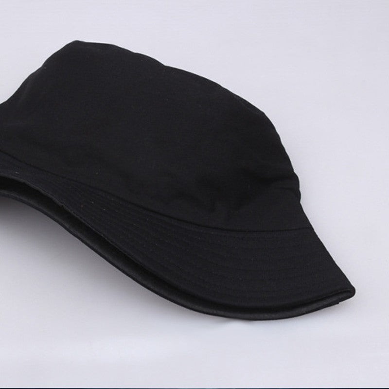 N Letter Cotton Bucket Hat for Men Women Adjustable Simple Style Fishing Cap Soft Sun Protection Outdoor Casual Daily Hat Gift