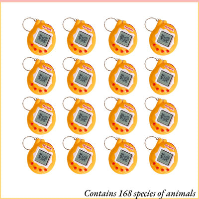 6-48PCS Virtual Pet Keychain Digital Pet Electronic Handheld Game Video Game Party Birthday Nostalgic 90s