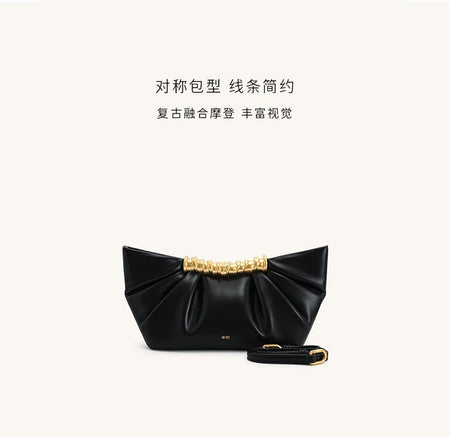 2025 Summer New Evening Handbag For Women Wrinkled Metal Fashion Bag Clutchs ????? ??????? ????????? ??????? ??????? Sac à Main