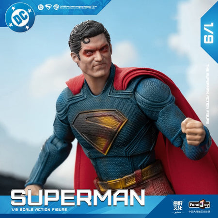 2026Hot Fondjoy Battle Damaged Superman Action Figure David Corenswet 1/9 New Superman Figure Pvc Joint Movable Kid Toy Boy Gift