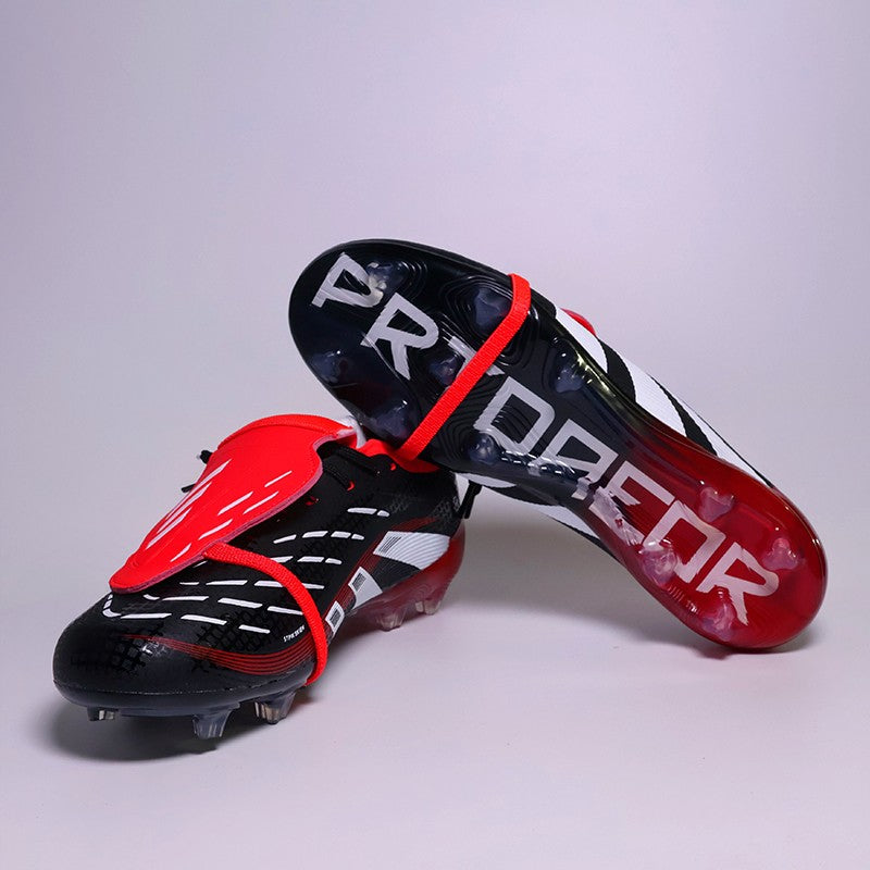 M-2502 Pro Mens Soccer Shoes Training Non-Slip Turf Soccer Cleats TF/FG Football Sneakers Chuteira Campo for Man 35-45