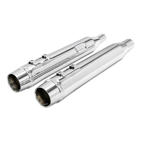 Motorcycle Slip On Mufflers Exhaust Pipes For Harley Street Glide Road King Electra Glide Ultra Limited FLTRX 2017-2022 2021 18