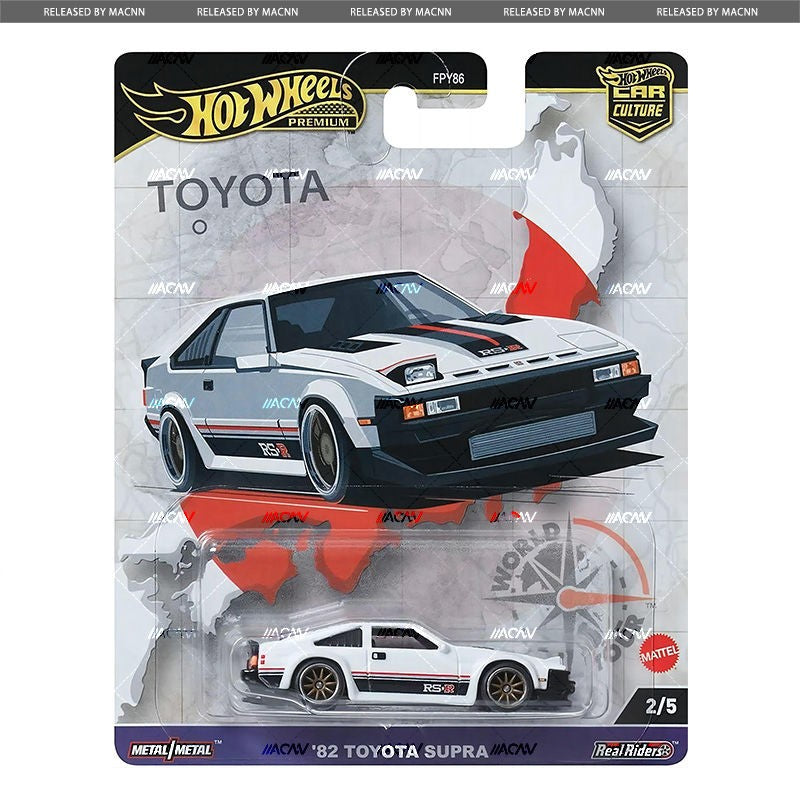 Hot Wheels Premium Car Culture World Tour 1/64 Diecast Volkswagen Golf Brasilia Audi S4 Quattro Alfa Vehicle Model Toy