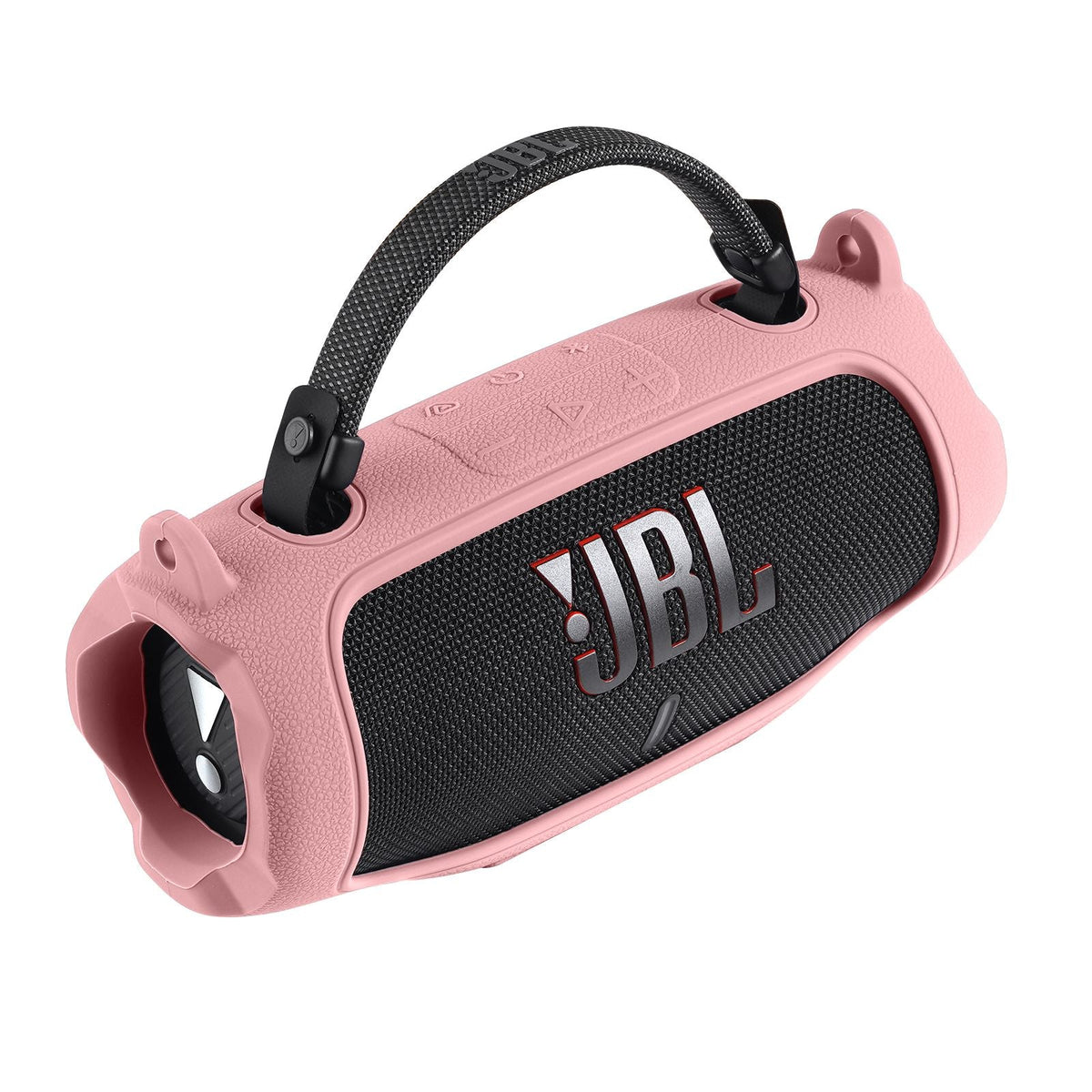 Portable Bluetooth Speaker Carry Silicone Case,Soft Protective Sleeve Cover with Shoulder Strap for JBL Charge 6 Speaker