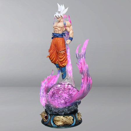 Anime Dragon Ball 25cm Super Saiyan Ultra Instinct Goku Action Figure PVC Statue Collectible Toy Gift Desktop Ornament