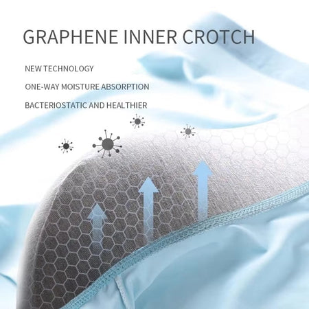4pcs Boxer Shorts Men's Ice Silk Underwear Cool Underpants Breathable Sexy Thin Panties U Convex Lingerie Wholesale Lots L-6XL